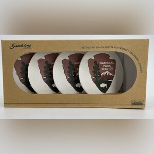 National Park Service NPS Lego Set of 4 Sandstone Creations Coasters NIB New HTF